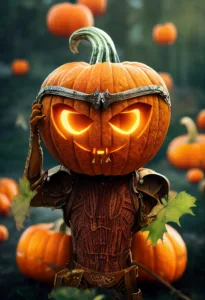 theitvhubcomeonin Awesome pumpkin warrior Anthropomorphic autum 7f07703a bfed 4dfa a5cd fe510427d4bc